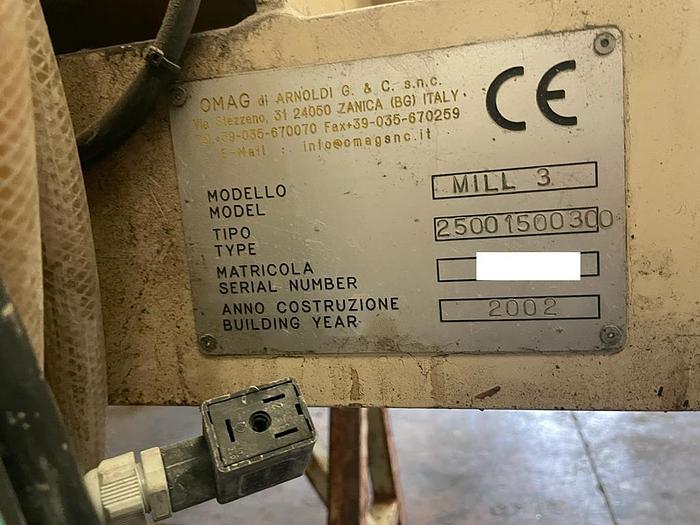 Used CNC OMAG MILL 3 USATO CNC 3 ASSI OMAG USATO
