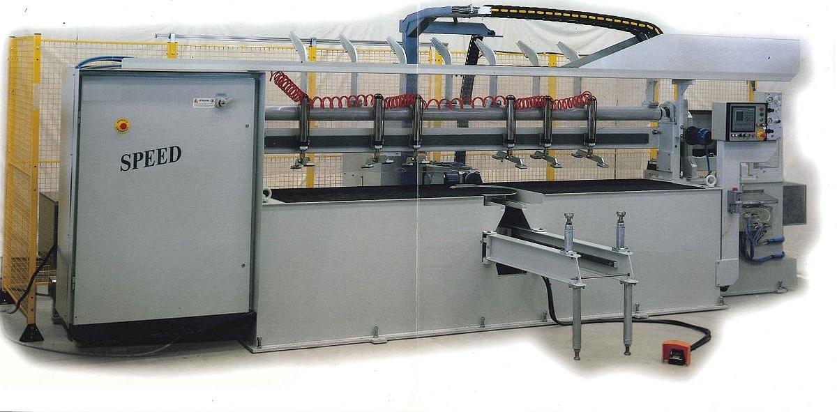 Usato EDGE POLISHING MACHINE COMANDULLI  comandully speedy system cambio utenisli