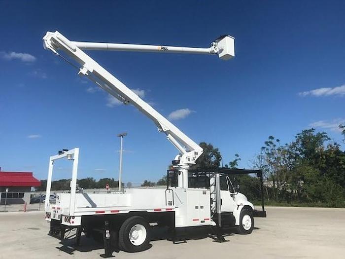 Used 2012 International 4300 Altec LRV65 65ft Flatbed Bucket Truck - C14809