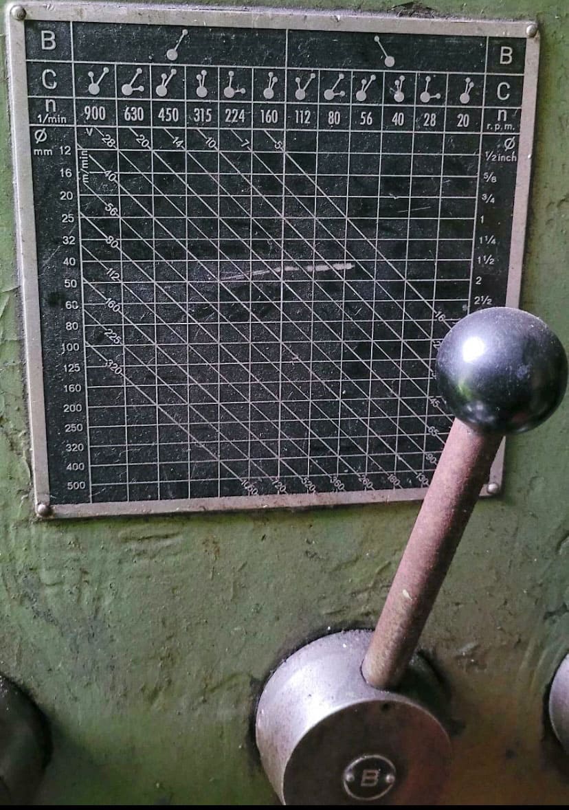 Used Meuser 800 x 1650 between centers - lathe