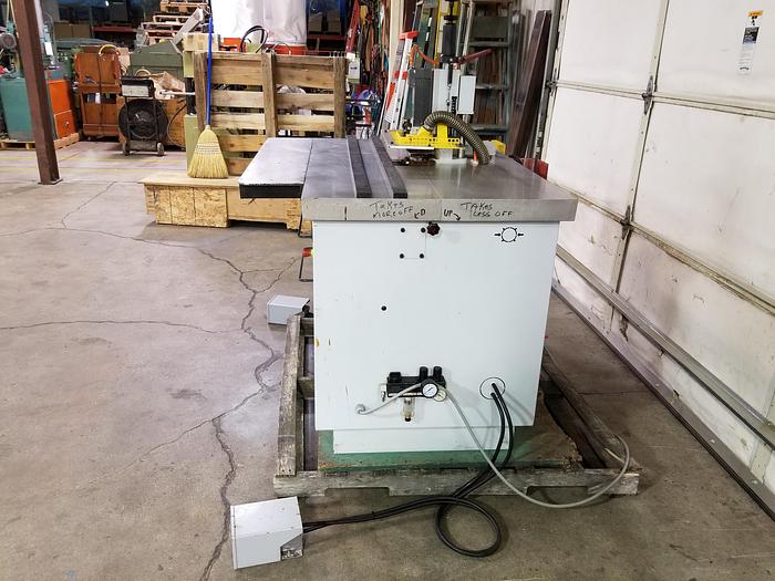 Used Brandt Optimat F-13 Top and Bottom Trimmer