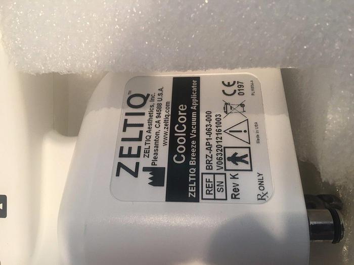 Used Zeltiq Aesthetics CoolCore BRZ-AP1-063-000 Coolsculpting Applicator~warranty