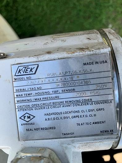Used Tank, 1,500 Gallon, 316 Stainless Steel, Jacketed, 6' X 7', DT/DB, 50 PSI, AGIT #S743662