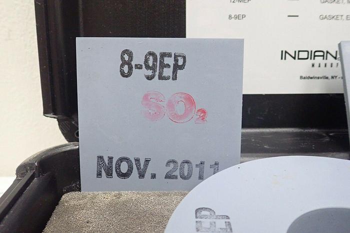 Used Indian Springs SB Sulfur Dioxide Ton Container Gasket Set ~ SO2 Kit EPDM Gasket