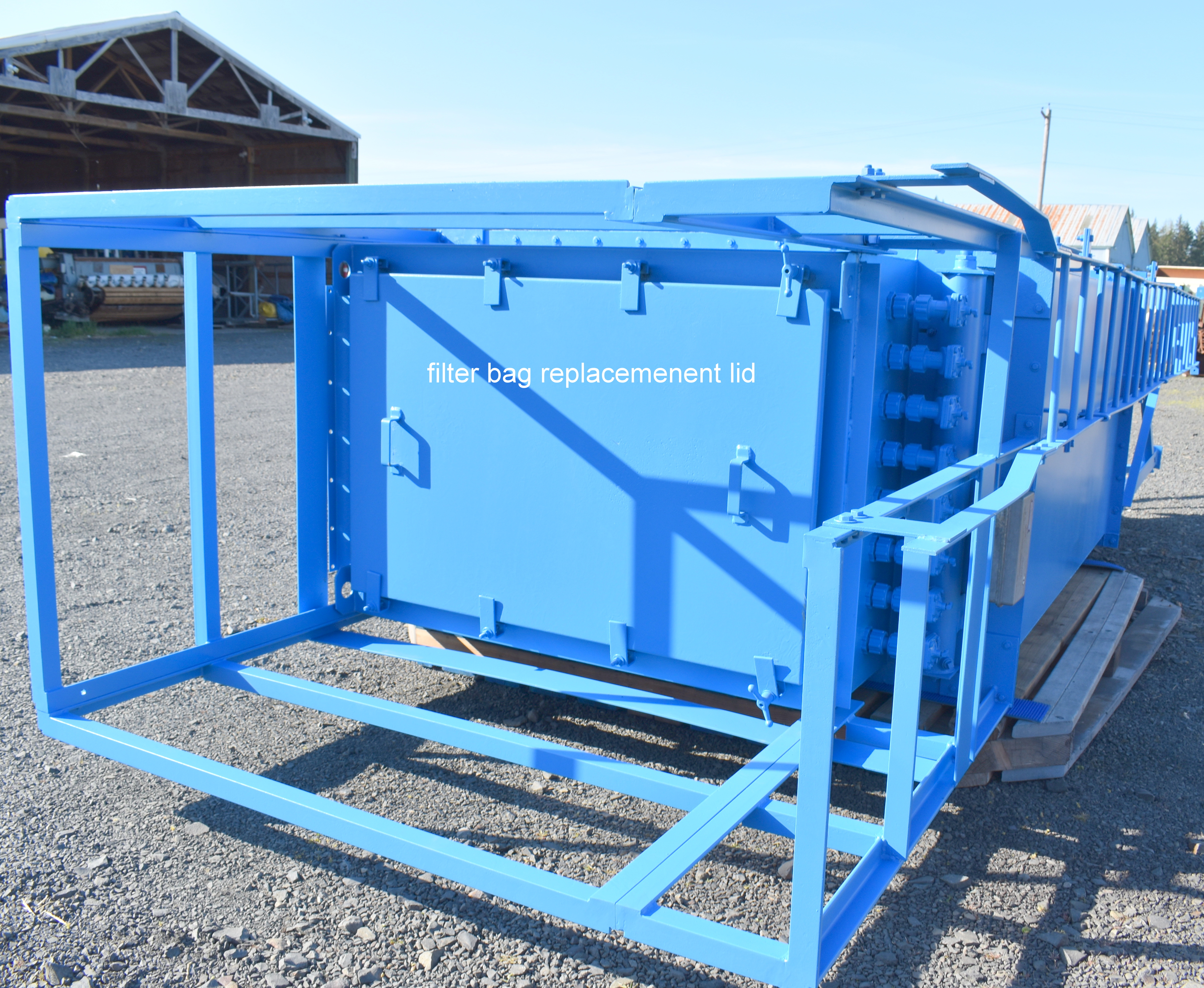 Used used Torit Donaldson 48 filter bags dust collector, 30HP fan,