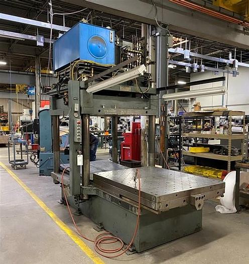 Used 150 TON REACT TOOL & MOLD (RTC) DUAL-CYLINDER HYDRAULIC TRAVELING-TABLE DIE SPOTTING PRESS
