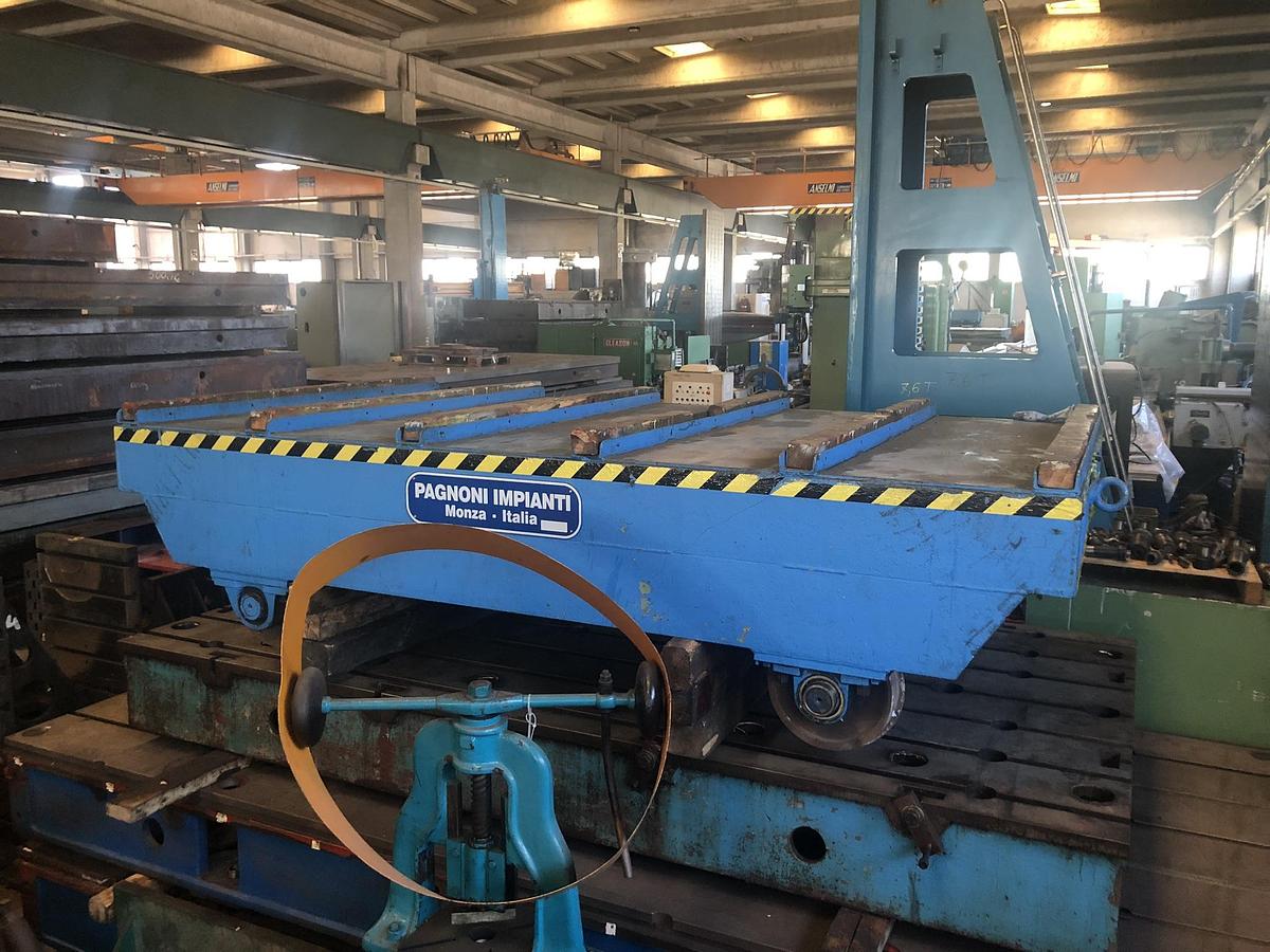 Usato N. 2 CARRELLI SU ROTAIA