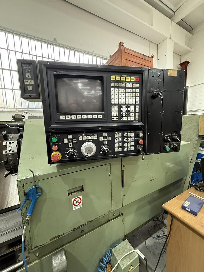 Usato TORNIO PARALLELO A BANCALE INCLINATO OKUMA LB 15 C CNC