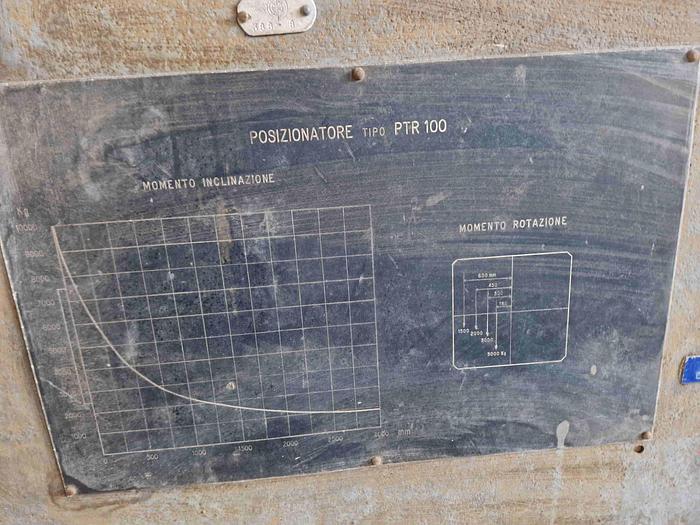Usato POSIZIONATORE DI SALDATURA A TAVOLA ROTOBASCULANTE MECCANICO ISAM PTR 100