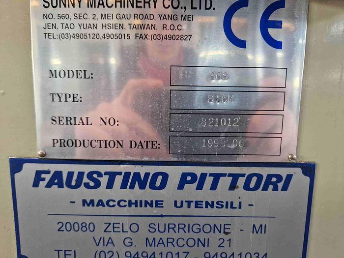 Usato RETTIFICA TANGENZIALE PITTORI SUNNY SGS 816 M