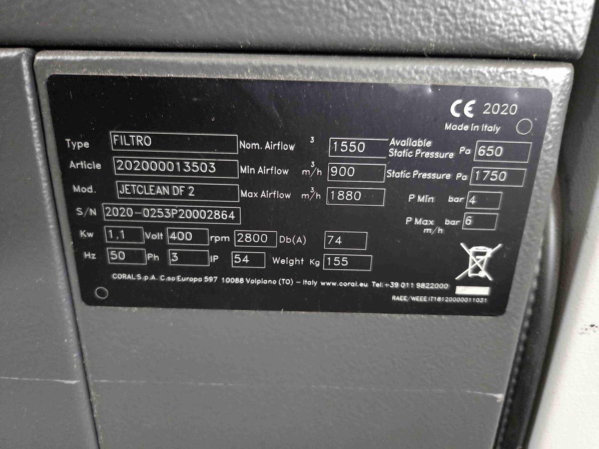 Usato ASPIRATORE CORAL MICROFILTER JET CLEAN DF 2
