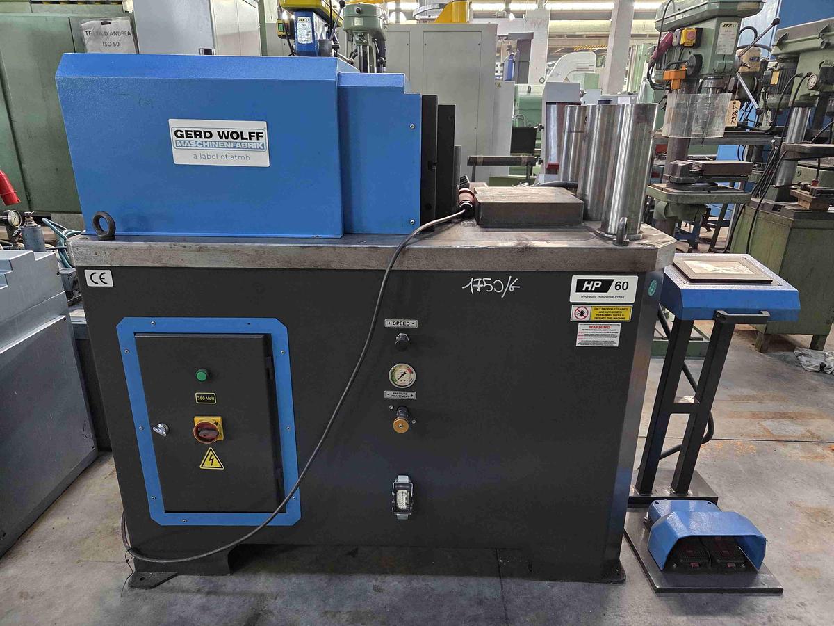 Usato PRESSA IDRAULICA ORIZZONTALE GERD WOLFF HP 60