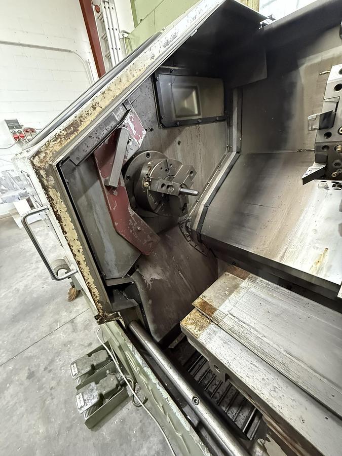 Usato TORNIO PARALLELO A BANCALE INCLINATO OKUMA LB 15 C CNC