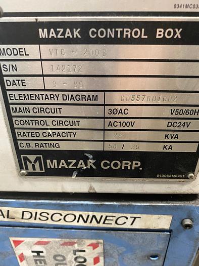 Used Mazak VTC-200B CNC Vertical Machining Center