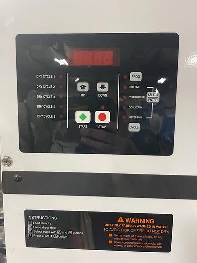 Used Dexter 80lb gas dryer (3 available)