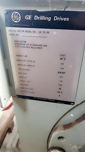General Electrical GE752 New drilling motors Shunt