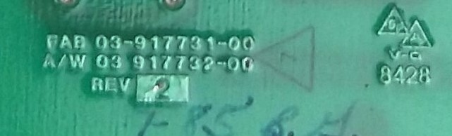 Used Varian 03-917730-00 PCB Board for ECD Detector