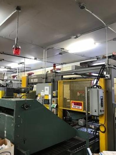 Used Columbia FL-100 case Palletizer