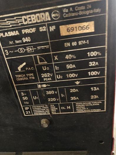 Usato TAGLIO AL PLASMA N° 210
