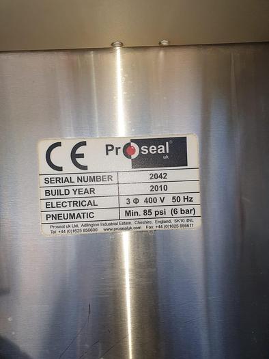 Used 2010 Proseal GT0 inline tray sealer