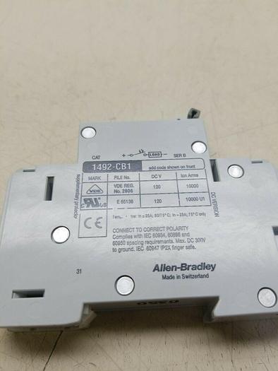 Used ALLEN BRADLEY 1492-CB1 DF010 Ser B