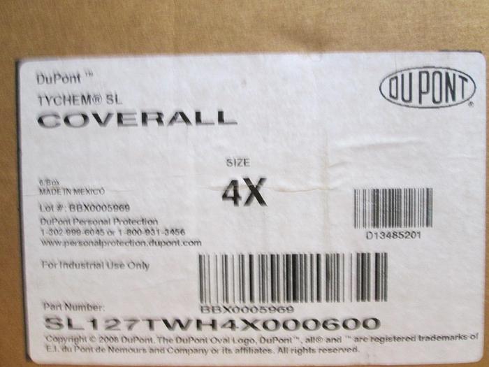 Dupont Tychem Personal Protection Coveralls (PPE)