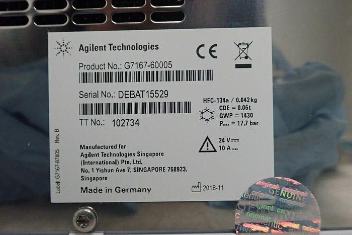 Used Agilent Technologies G7167-60005 HPLC Sample Thermostat Cooler