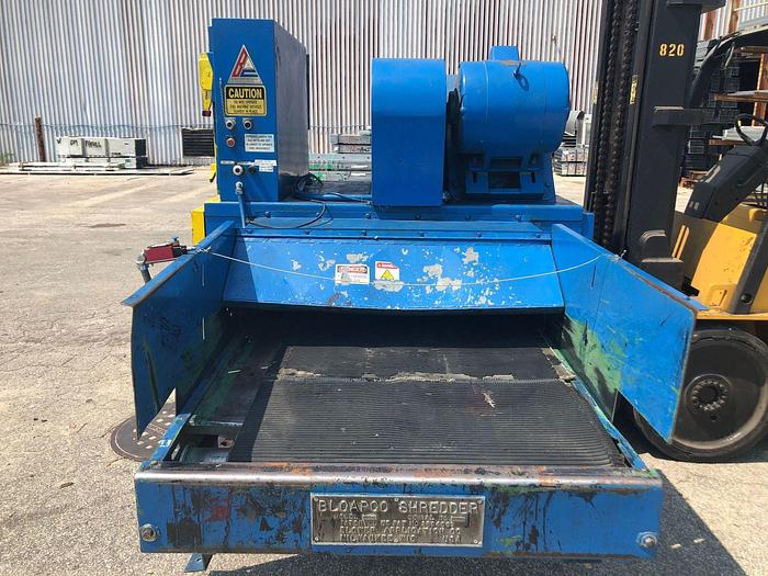 Used 48" WIDE BLOAPCO FLOOR MOUNT SHREDDER