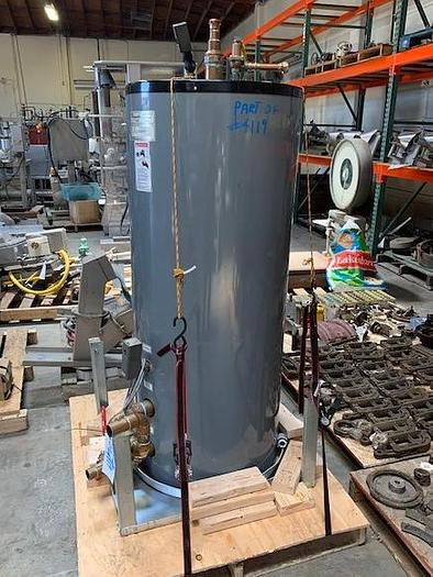 Used Raypack Hydronic Hot Water Boiler Model Hi Delta H3-HD301 with 80 gal Storage Tank