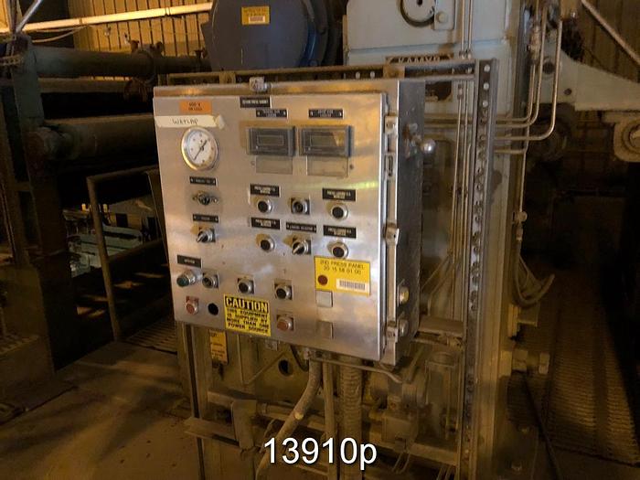 Used Sandy Hill/Kamyr 1990 Wet Lap Machine, Cylinder Type Former, 80" Wide, (New In 1990) #13910