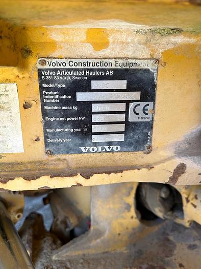 Used 2000 VOLVO A30C OFF ROAD HAUL TRUCK