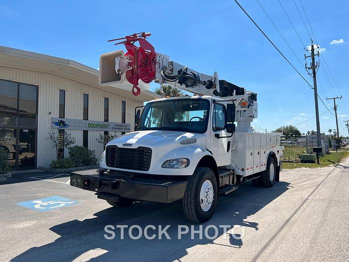 Used Altec DM47B-TR Digger Derrick on 2014 Freightliner M2-106 Utility Truck - PV8766