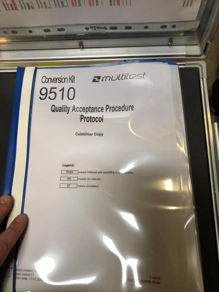 Used Multitest 120 BGA 7x7mm Test Handler Kit for MT9510