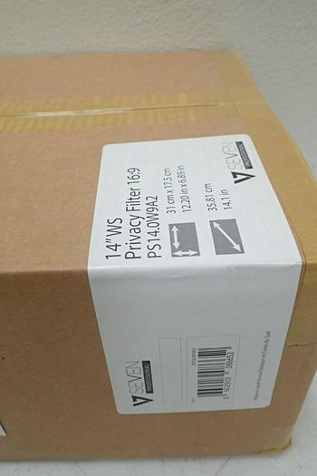 Used V7 PS14.0W9A2 14" Widescreen 16:9 Privacy Filters - 40 Units/Case