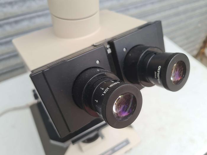 Used Olympus BH-2 Microscope with 3 Objectives