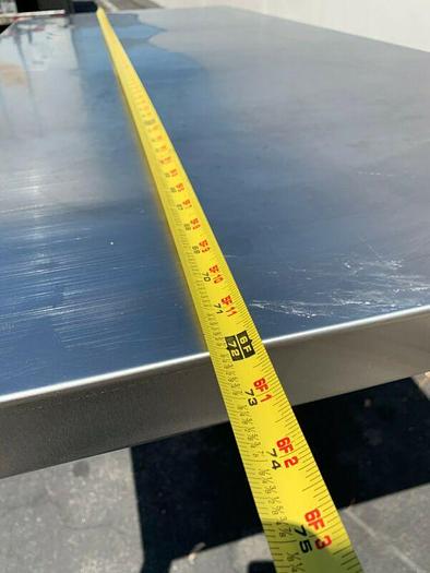 Used Terra Universal 30" x 72" x 32" Stainless Steel Heavy Duty Work Table