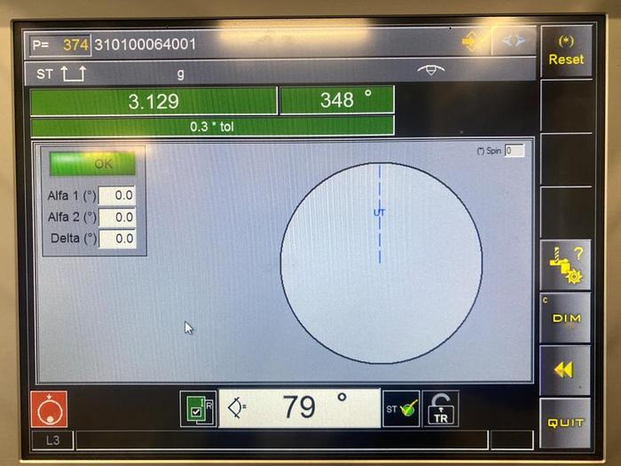 Used 2018 CEMB ZB200-TC-GV Balancing Machine