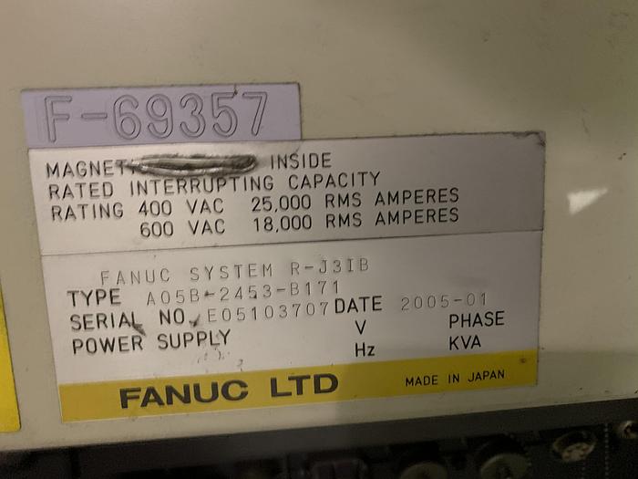 Used FANUC RJ3IB ROBOT CONTROL CABINET ONLY COMPLETE