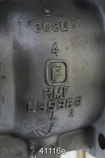 Used Fisher V150 Series B 4" Vee Ball Valve #41116