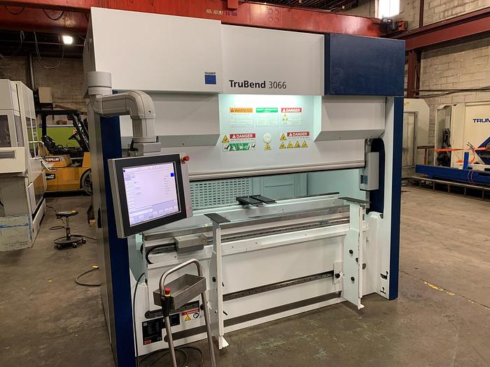 Used 72 TON X 80", TRUMPF, 2019, TRUBEND 3066, CNC PRESS BRAKE
