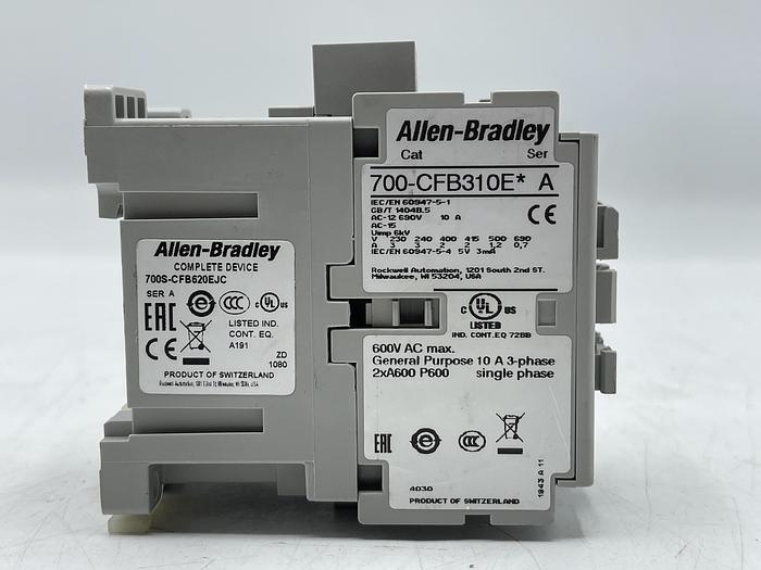 Used AB ALLEN BRADLEY 700-CFB310E* Ser A