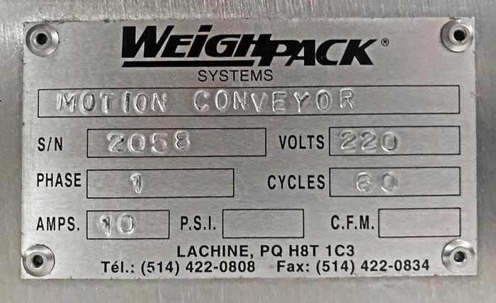 Used USED Motion Conveyor