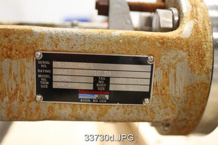 Used Masoneilan 2661 4" Control Stem Valve #33730