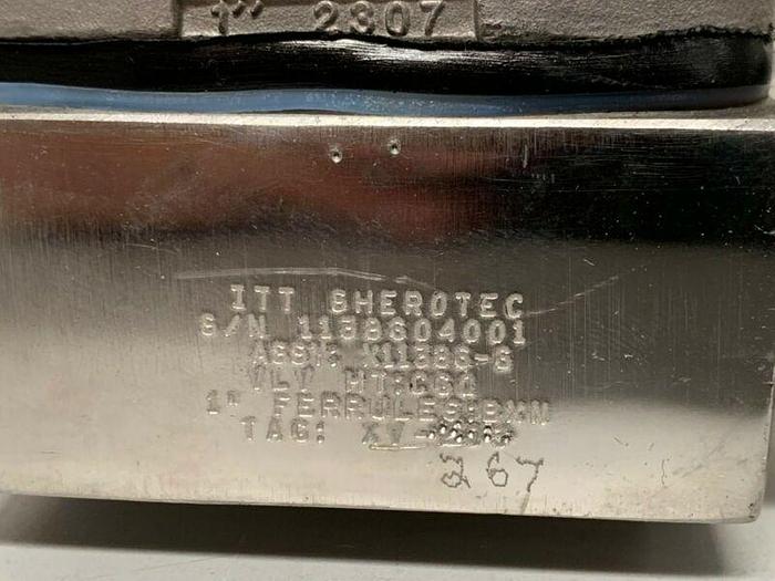 Used ITT Pure-Flo A209 3-way Stainless Steel Valve w/ 2" San Fit & Position Monitor