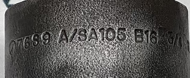 Coupling, Pipe, 3/4"x2", 6M, SA105