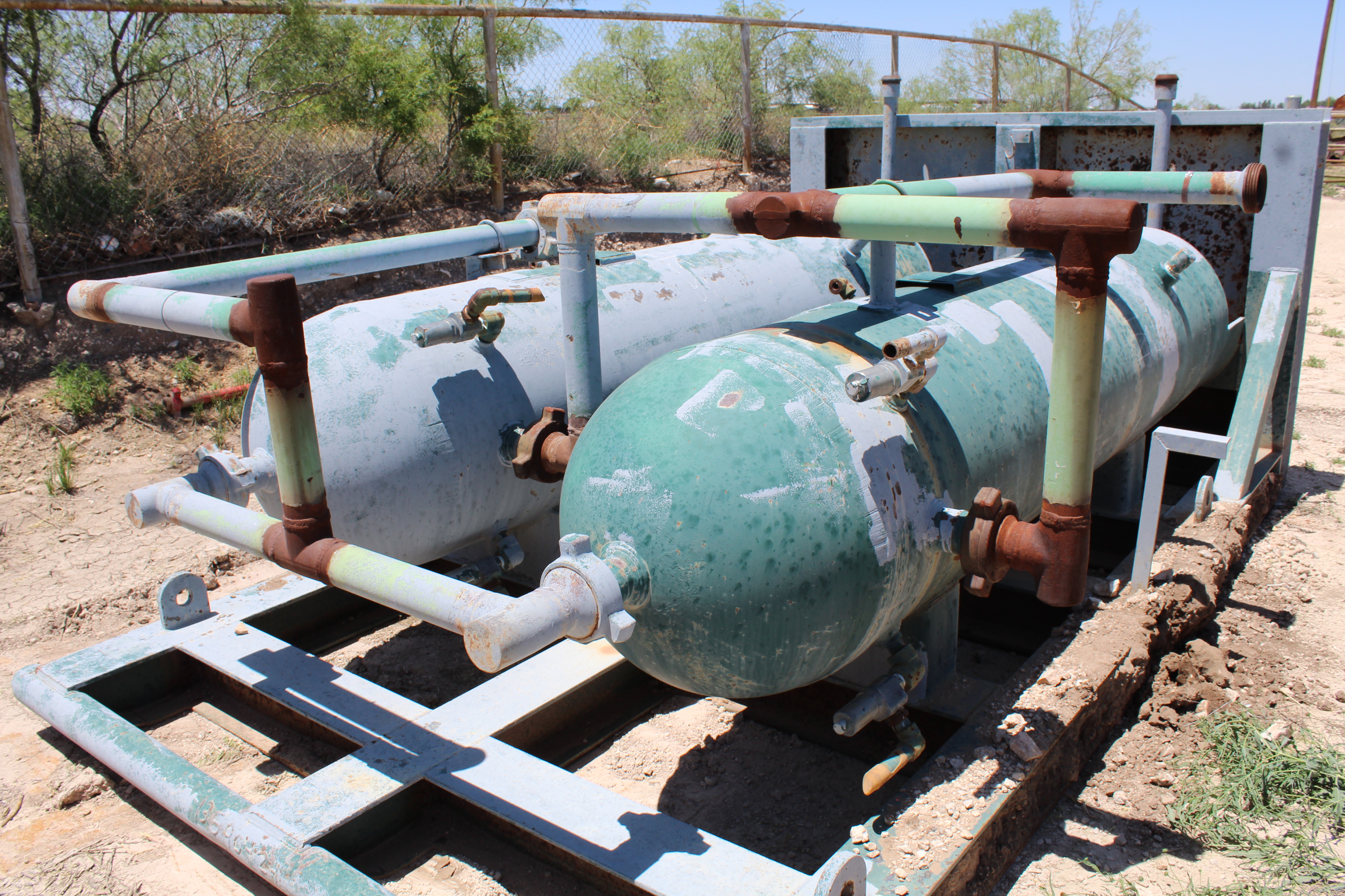 Used Sand Trap, Dual, Gravity, 30"x8', 3000#