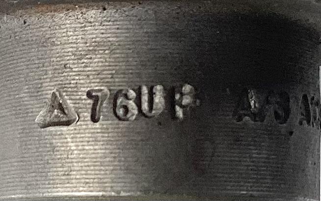 Union, Hex, THD, 1/4", 3M