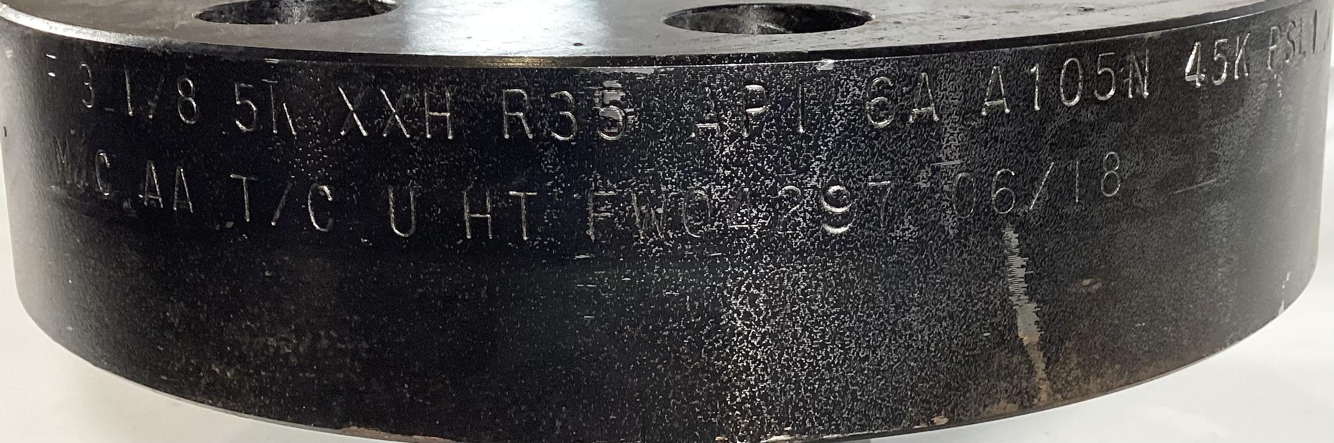 Flange, Pipe, 3 1/8", RTJWN, API6A, 5K, R35. XXH