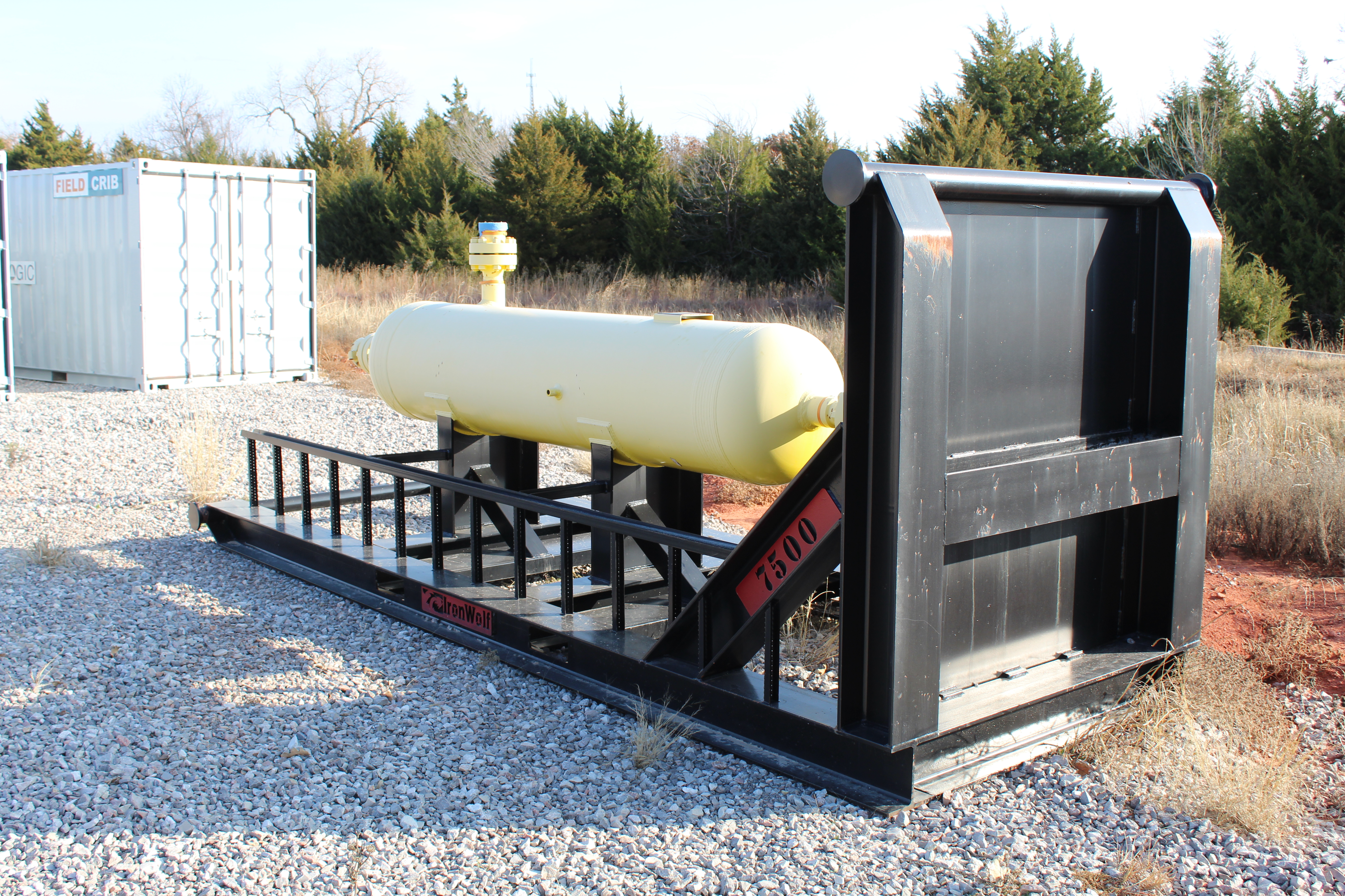 Used Sand Trap, Cyclonic, 24"x8', 7500#