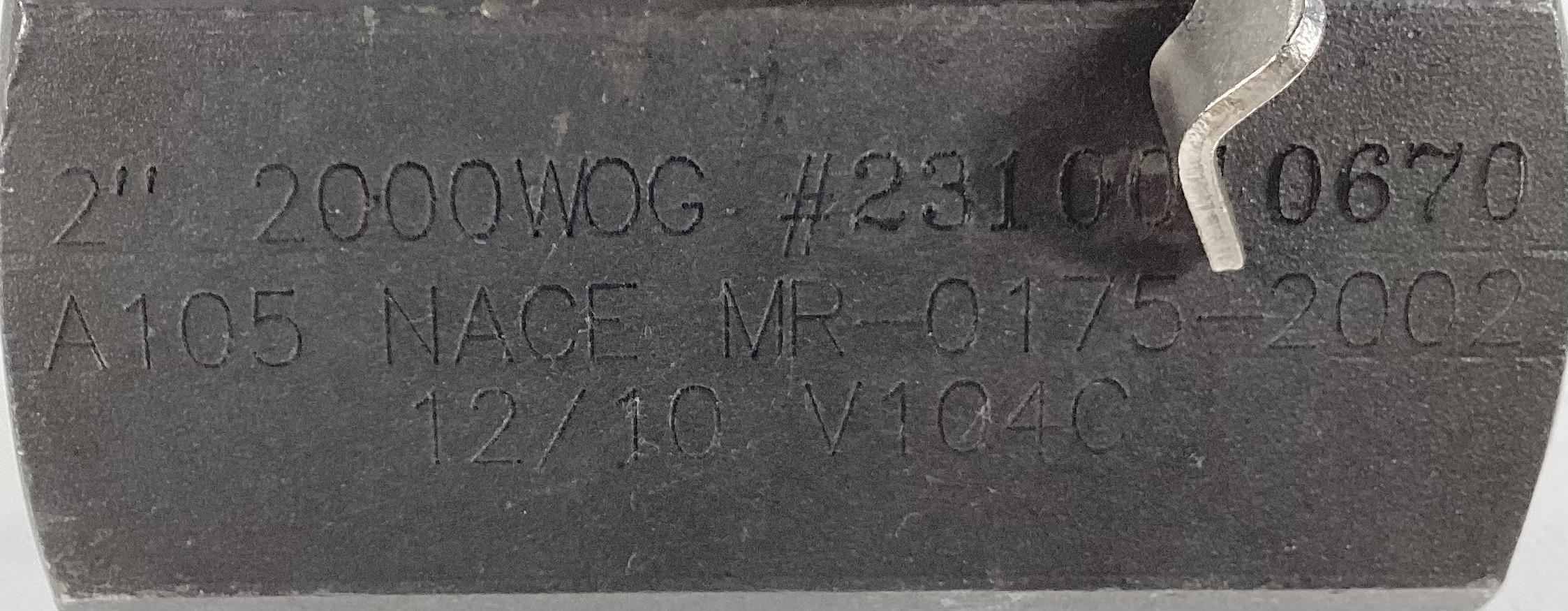 Valve, Ball, FxF, 2", 2000#